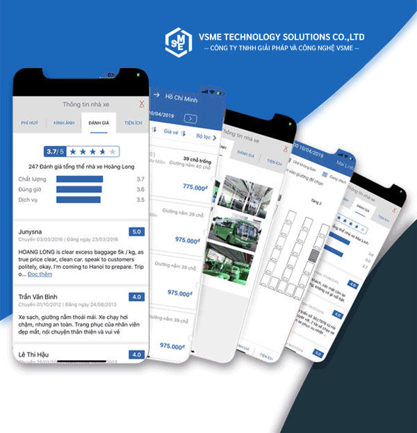 Thiết kế APP đặt vé xe khách