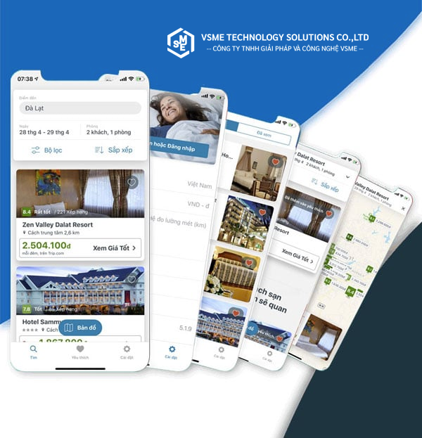 Thiết kế APP đặt phòng khách sạn