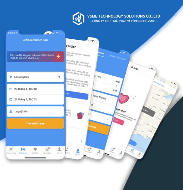 Thiết kế APP tìm khách sạn