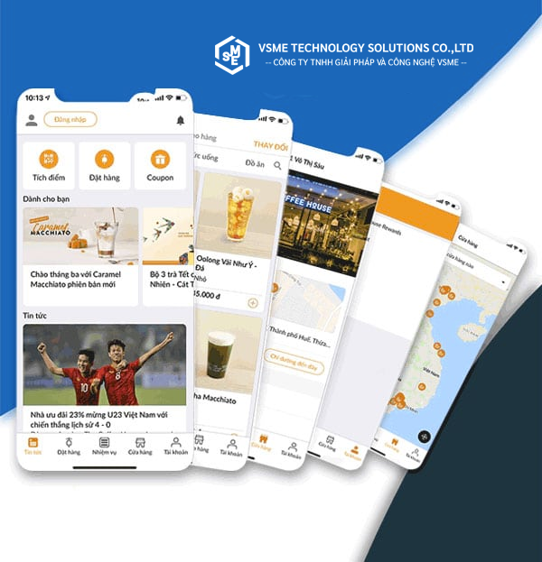 Thiết kế APP Quán cafe
