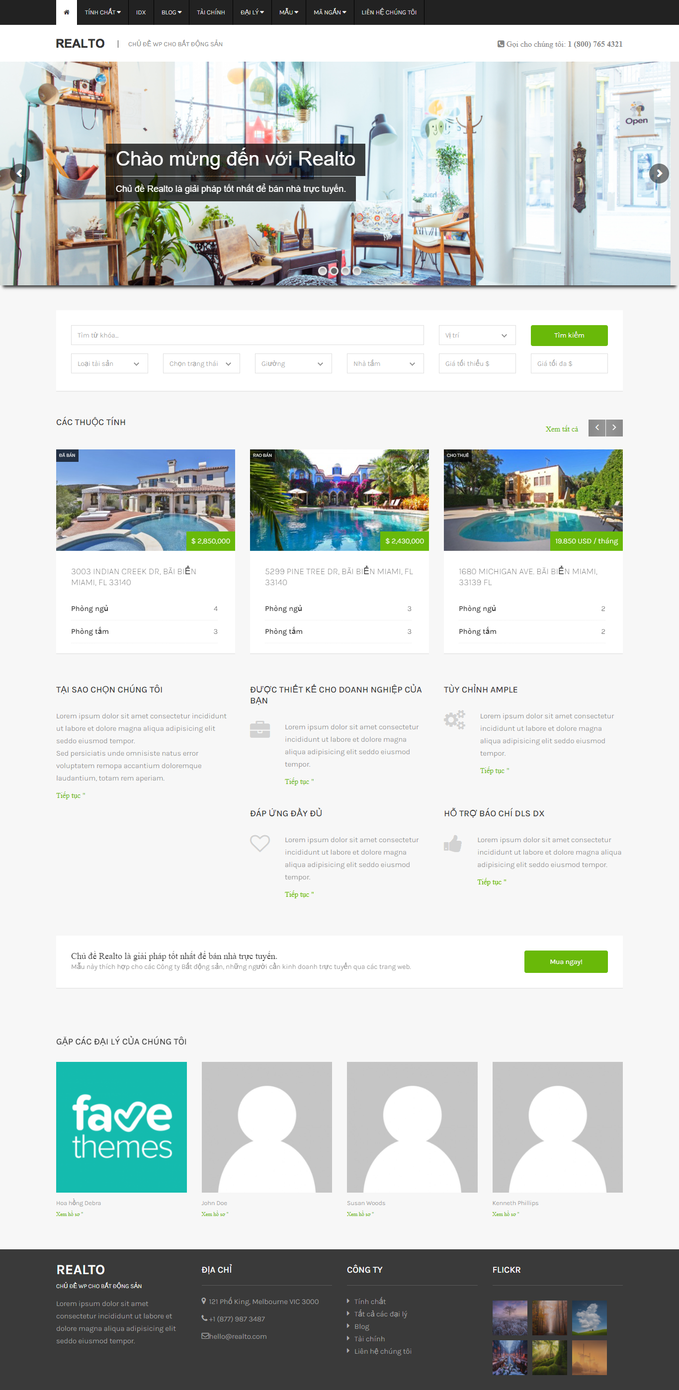 Mẫu website bất động sản-xây dựng 008