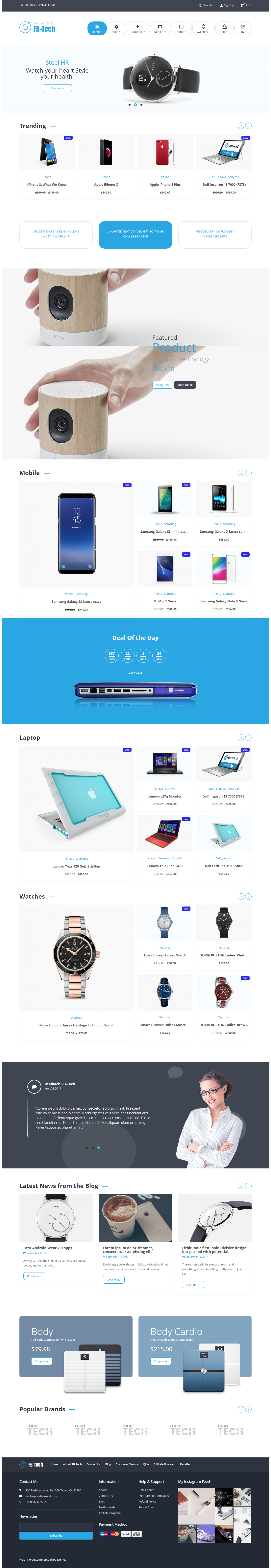 Mẫu website công nghệ- kỹ thuật 003