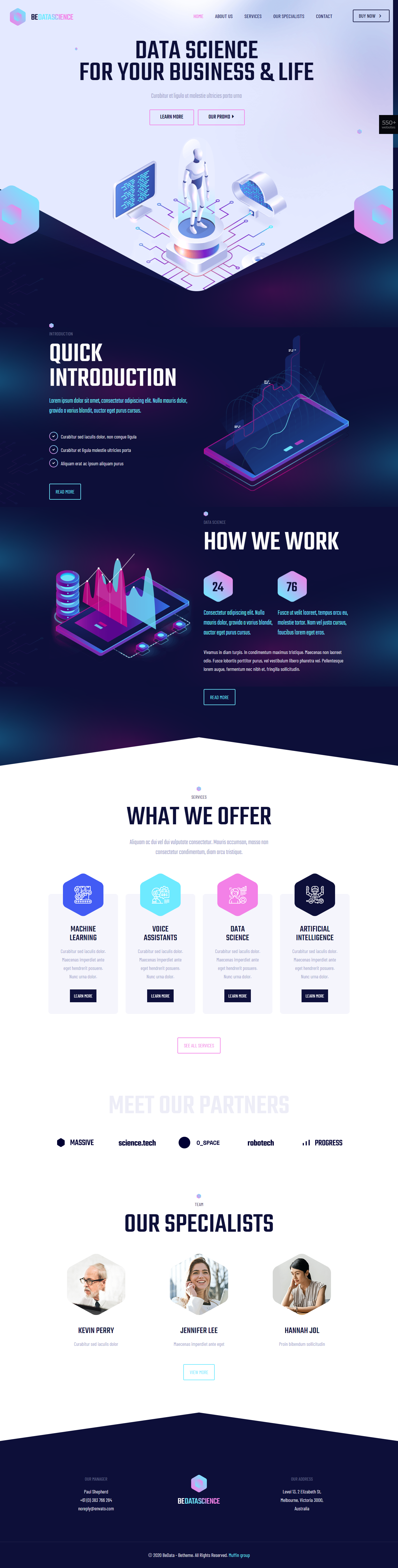 Mẫu website công nghệ- kỹ thuật 008