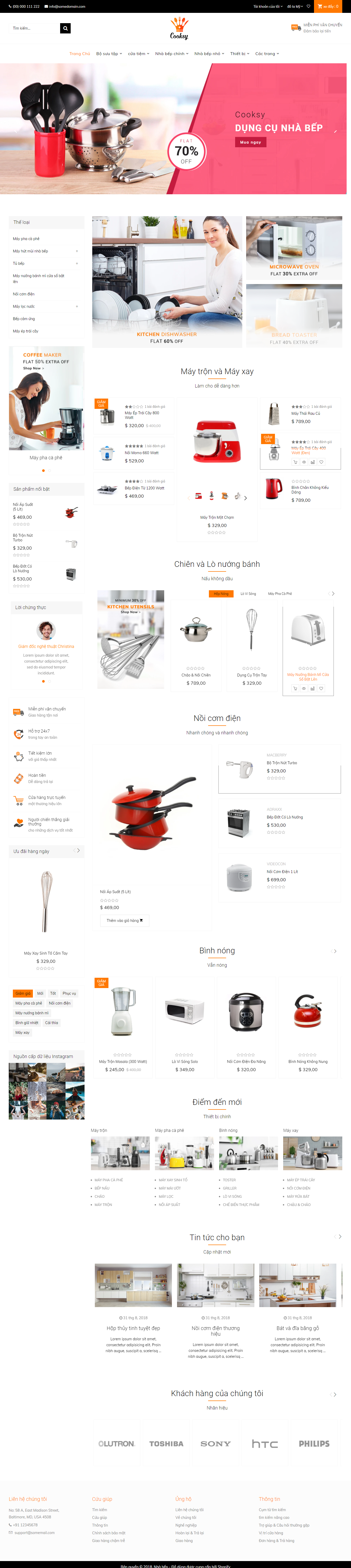 Mẫu website  đồ gia dụng- sinh hoạt 004