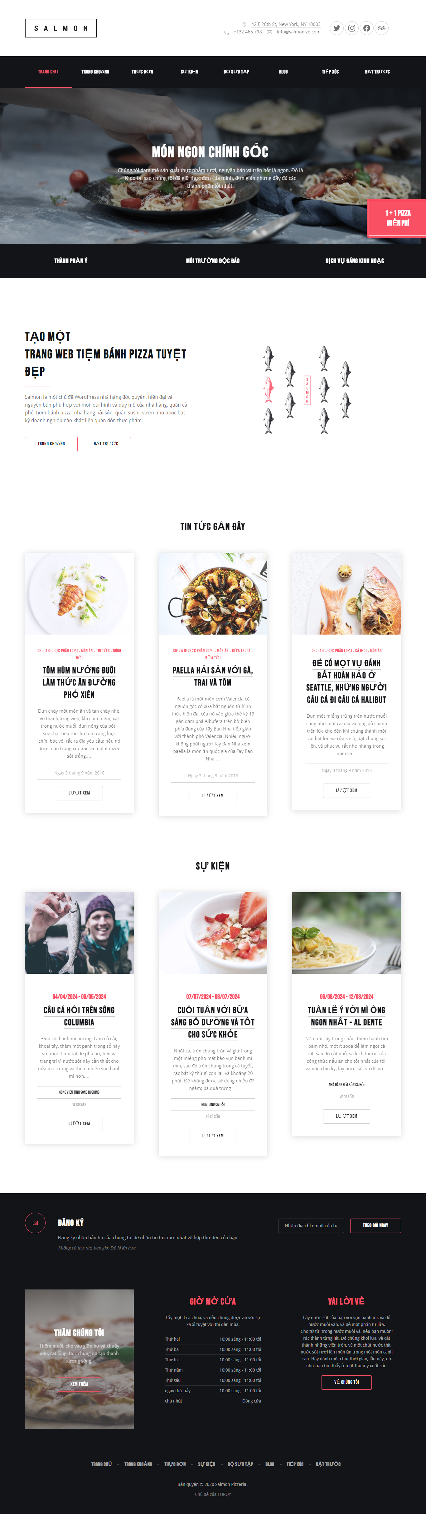 Mẫu website thực phẩm 005