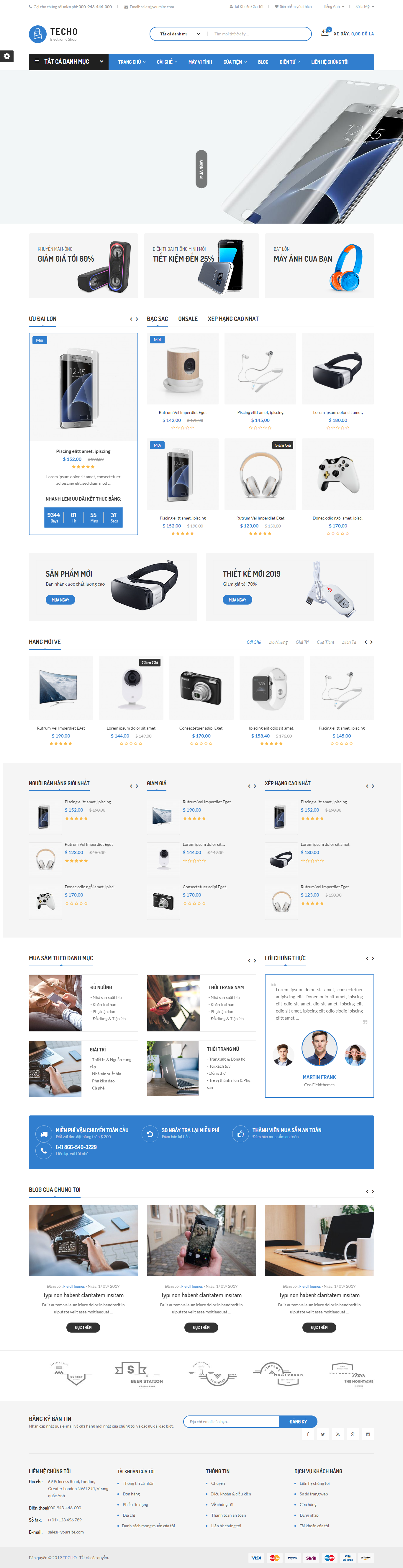 Mẫu website ô tô- xe  máy 002