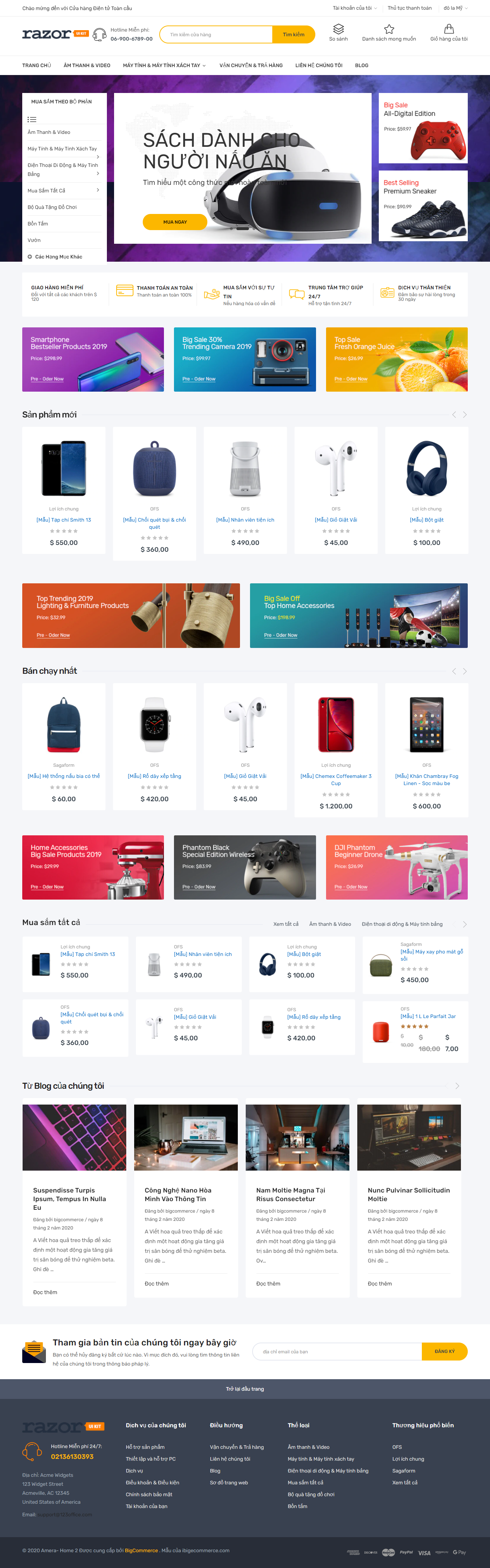 Mẫu website ô tô- xe  máy 016